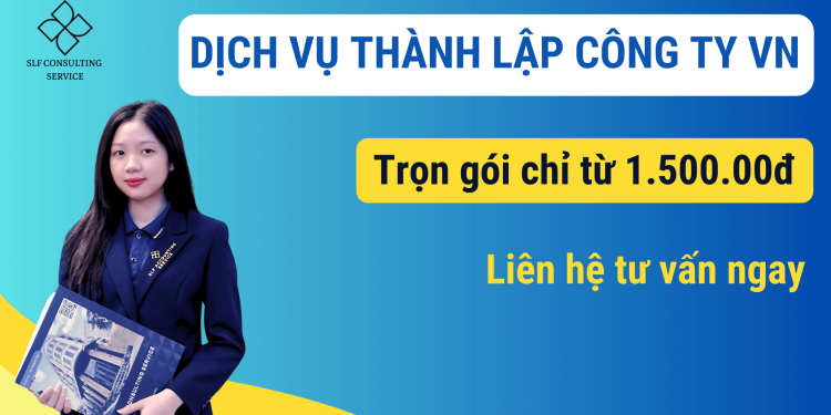 Dịch vụ thành lập công ty trọn gói chỉ với 1.500.000đ