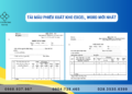 Tải mẫu phiếu xuất kho Excel, Word mới nhất