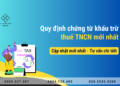Quy định chứng từ khấu trừ thuế TNCN mới nhất